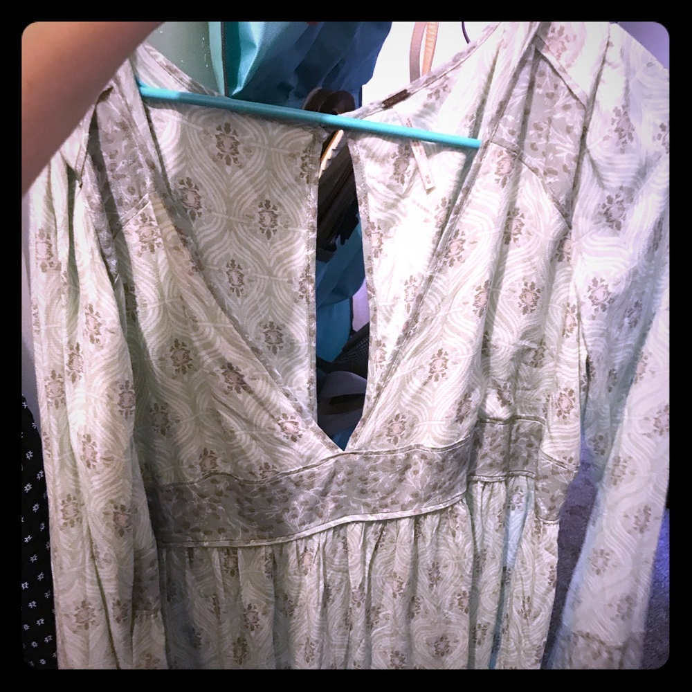 Free People Flowy Shirt